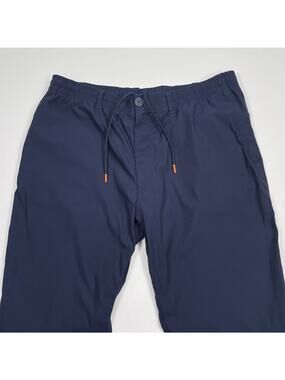 Nike Woven Track‎ Pants Men’s XL Blue Windbreaker Gym Athletic Zipper Fly 36x28